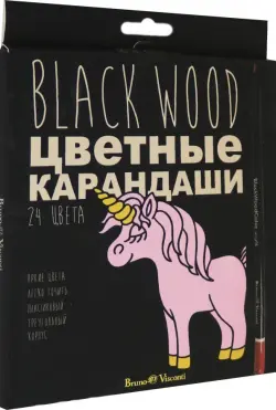 Карандаши цветные "Blackwood color", 24 цвета