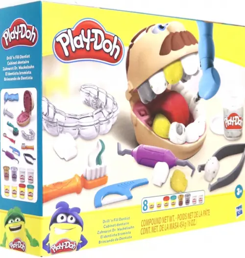 Набор игровой Play-Doh. Мистер Зубастик с золотыми зубами
