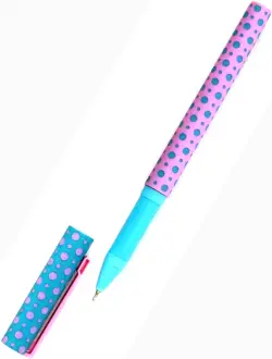 Ручка шариковая "Funline XL. Dots", 0,7 мм, синие чернила