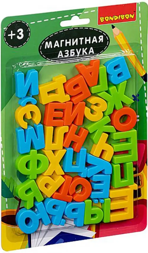Магнитная игра. Азбука, 33 буквы, 371.00 руб