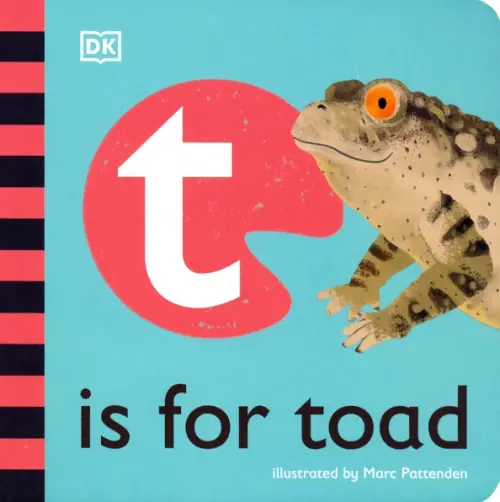 T is for Toad. Board Book, 663.00 руб