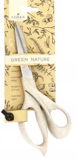Ножницы "Eco Green Nature", 21,5 см