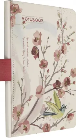 Записная книжка "Цветущая сакура", 140x205 мм, 80 листов