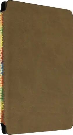 Записная книжка "Коричневый/Бежевый", 110x170 мм, 80 листов, линия