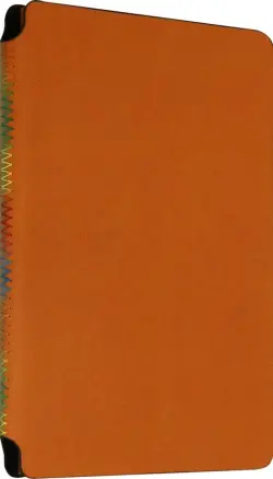Записная книжка "Оранжевый/Темно-бежевый", 110x170 мм, 80 листов, линия