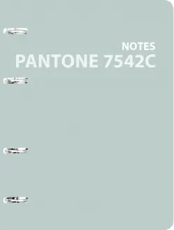 Тетрадь на кольцах "Pantone line. Color '21. No. 1", А5, 120 листов, клетка