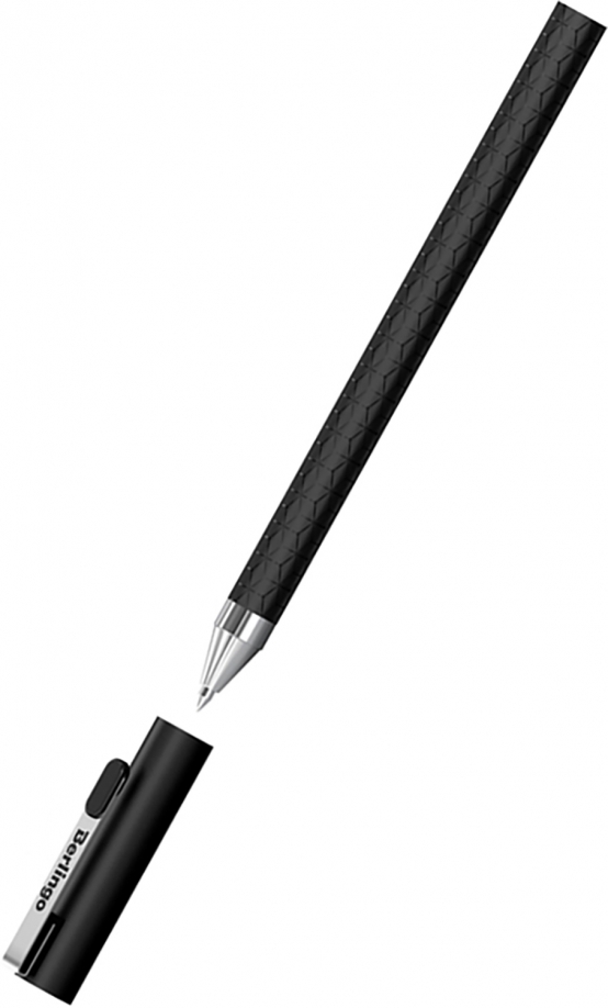 Ручка шариковая "DoubleBlack", 0,5 мм, синие чернила