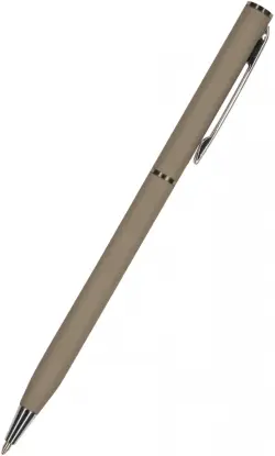 Ручка шариковая автоматическая "Palermo", 0.7 мм, синяя (серый металлический корпус)