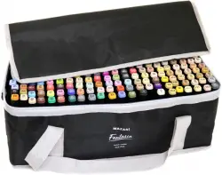 Набор маркеров для скетчинга, двусторонние "Fantasia", 262 цвета, 262 штуки (в комплекте 2 маркера-блендера)