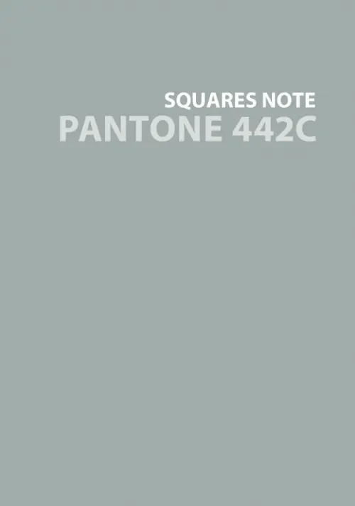 Евротетрадь. Pantone line 442С, А6+, 80 листов, клетка
