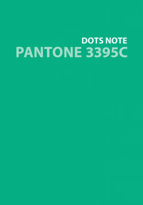 Евротетрадь. Pantone line 3395С, А6+, 80 листов, точка