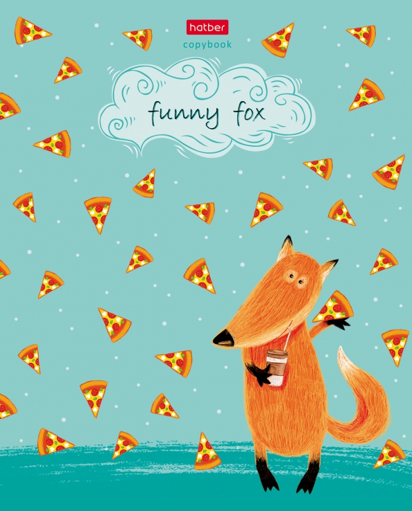 Тетрадь "Funny fox", А5, 48 листов, клетка
