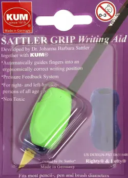 Анатомический держатель для пишущих предметов "Sattler Grip", резиновый