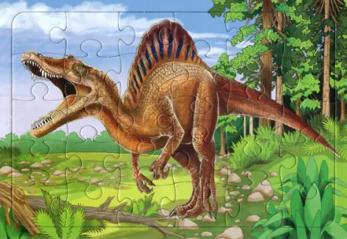 Планшетный пазл. Спинозавр, 30 элементов, 93.00 руб