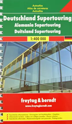 Deutschland Supertouring. Autoatlas (1:400 000)