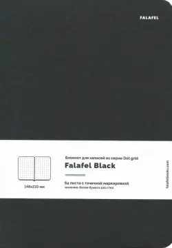 Блокнот. Black, А5, 64 листа, точка
