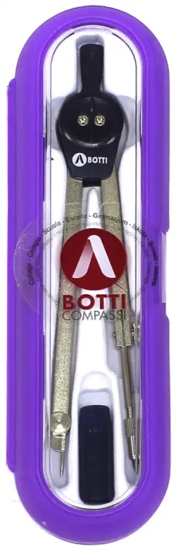 Готовальня "Botti", 2 предмета, пластик