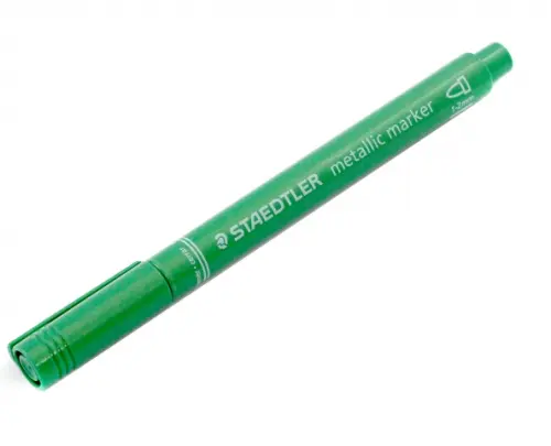 Маркер "Металлик", 1-2 мм, зеленый