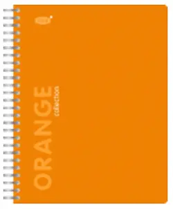 Тетрадь "Orange" 96 листов, А5, клетка, с пластиковой линейкой-разделителем