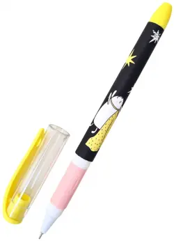 Ручка гелевая "Bunny. Желтый", 0,5 мм, цвет чернил синий