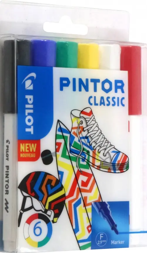 Набор маркеров "Pintor Classic", 6 цветов