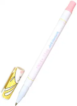 Ручка шариковая с колпачком "Зайка", 0,7 мм, цвет чернил синий