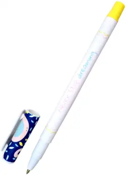 Ручка шариковая с колпачком "Круги", 0,7 мм, цвет чернил синий