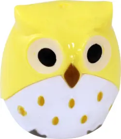 Точилка ручная "Owl", цвет: в ассортименте, 2 отверстия