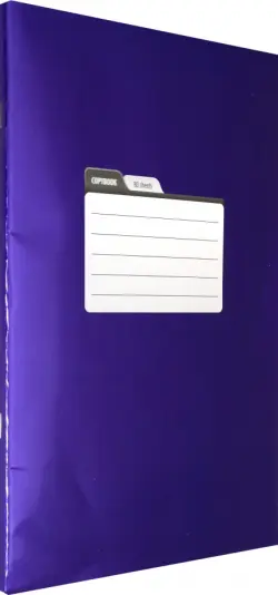 Тетрадь общая "Пантон", металлик, А4, 80 листов, клетка (фиолетовый)