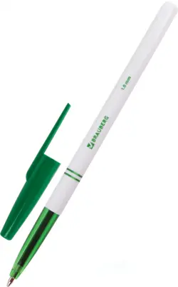 Ручка шариковая "Офисная", 1 мм, зеленая