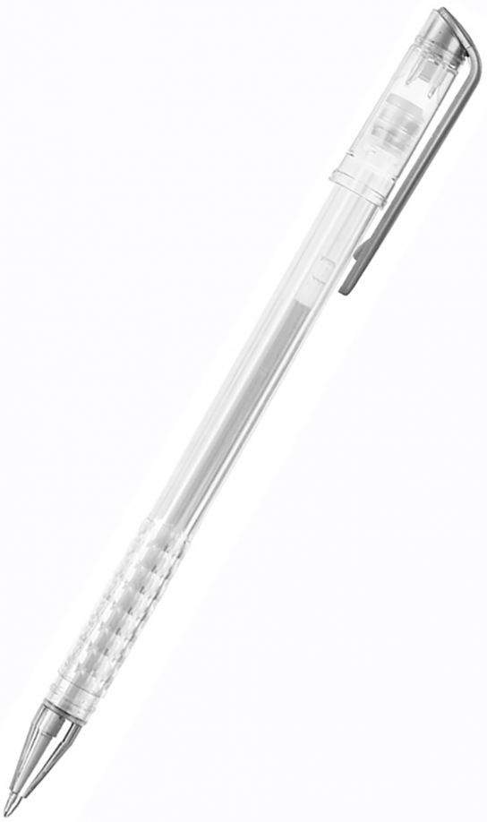 Ручка гелевая RAIN 0.8 мм серебро