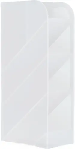 Подставка для пишущих принадлежностей, 5 отделений, белая (8932White)