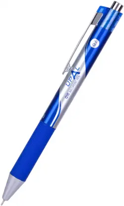 Ручка шариковая автоматическая, 0.7 мм "Deli Upal" синяя
