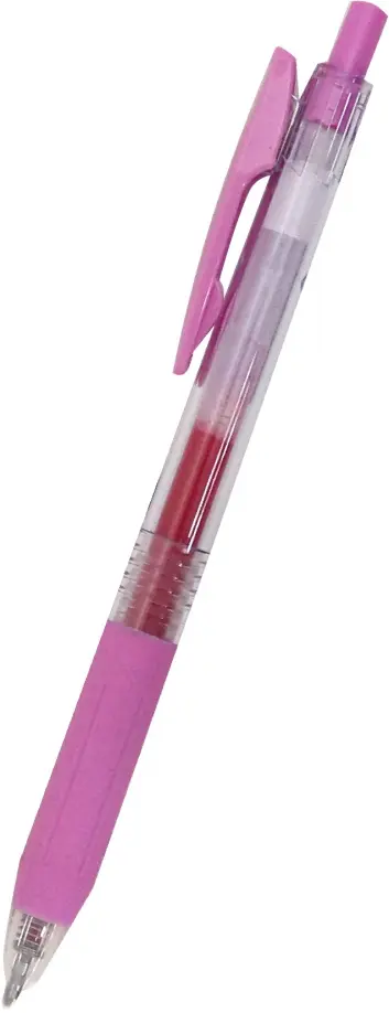 Ручка гелевая автоматическая светло-розовая 0.5 мм SARASA CLIP