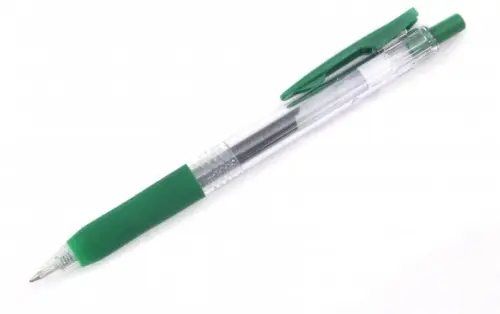 Ручка гелевая автоматическая 0.5 SARASA CLIP темно-зеленый