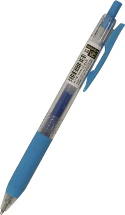 Ручка гелевая автоматическая голубая 0.5 мм SARASA CLIP
