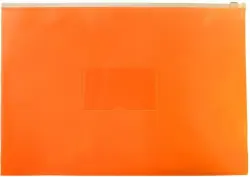 Папка на молнии ZIP А4 "Neon" оранжевая (DNEBPM4AOR)