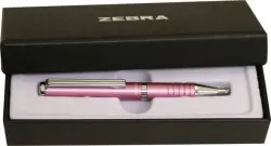 Ручка автоматическая, шариковая "Slide", в коробке, синяя, розовый корпус