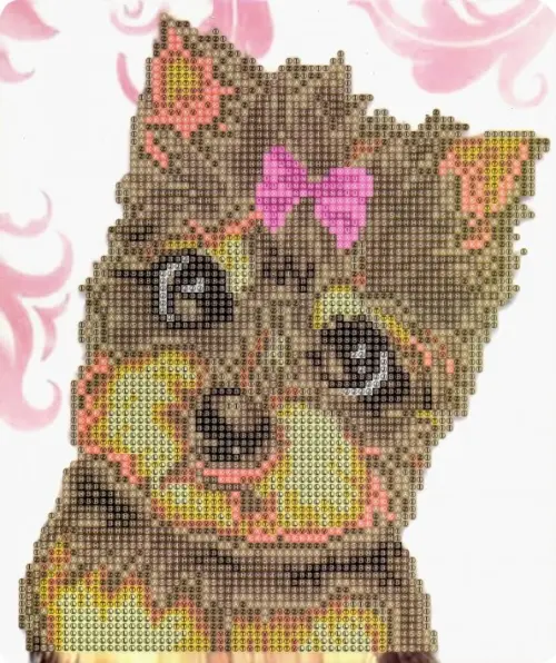 Алмазная мозаика с мольбертом Милый щенок (21х25 см) (M-10340), 498.00 руб