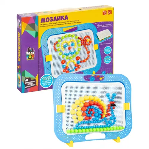 Мозаика для малышей игр.панель-чемодан, ВВ5020, 1464.00 руб