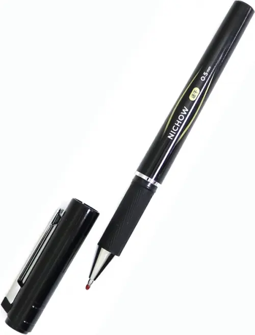 Ручка гелевая, черная, 0.5 мм