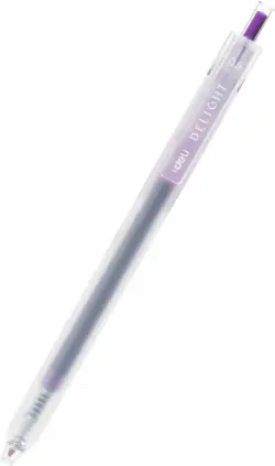 Ручка гелевая Delight, фиолетовая