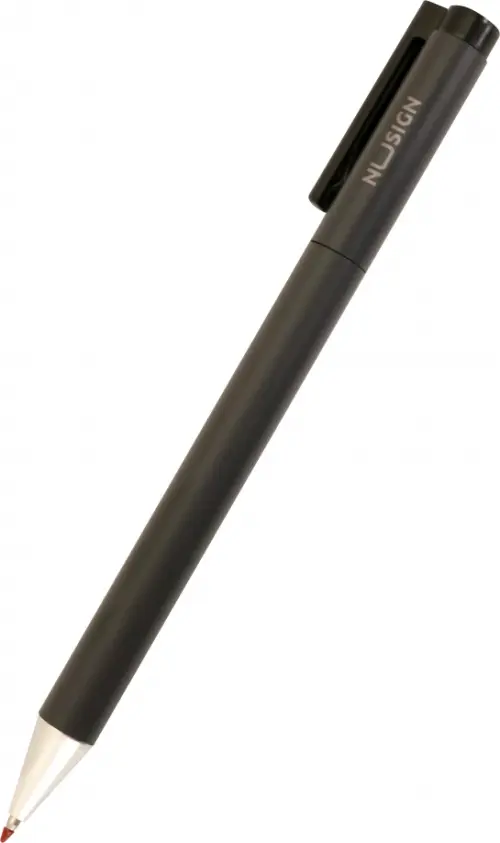 Ручка автоматическая гелевая черная 0.5 мм черный корпус Nusign