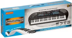 Электронный клавишный синтезатор с микрофоном