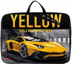 Сумка для тетрадей Yellow supercar, А3