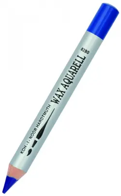 Карандаш восковой акварельный Wax aquarell 8280/18, синий светлый