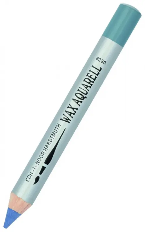 Карандаш восковой акварельный Wax aquarell 8280/34, голубовато-серый светлый
