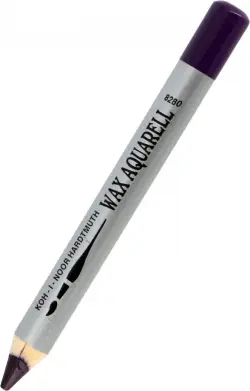 Карандаш восковой акварельный Wax aquarell 8280, фиолетовый темный