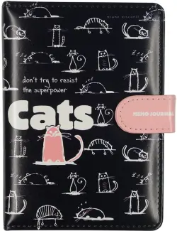 Записная книжка Memo Journal. Toon Town. Cats, А5, 128 листов
