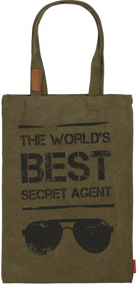 Сумка-шоппер с карманом Secret Agent